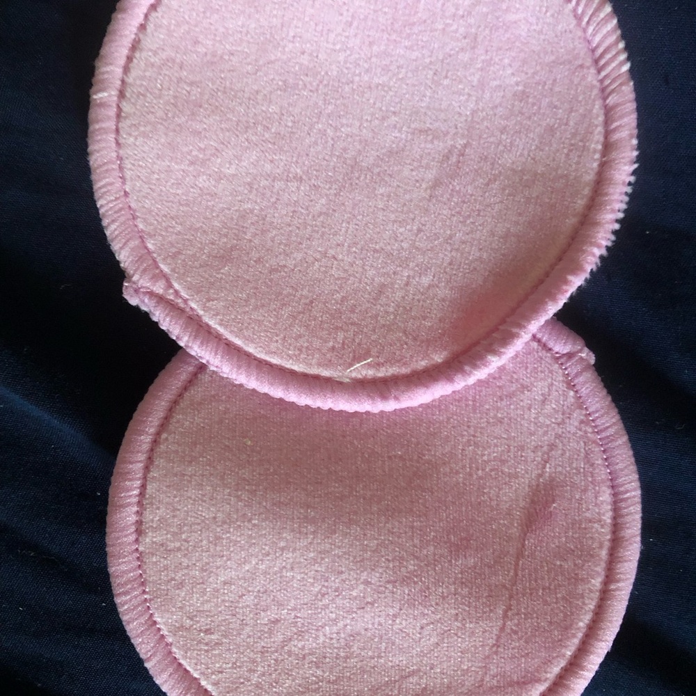 Reusable Pink Makeup Remover Pads - Soft Plush Cleansing Rounds